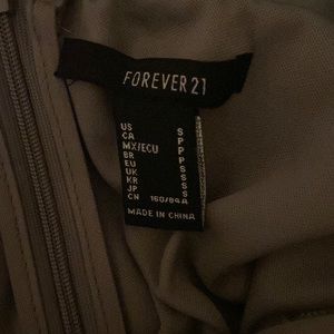 forever 21 snakeskin dress size small